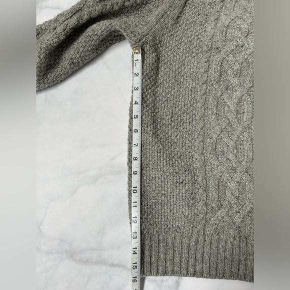 Gap Lambswool Cable Knit Shawl Cardigan - US L - Picture 14 of 14